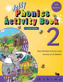 Jolly Phonics Activity Book 2: In Print Letters (American English Edition) voorzijde