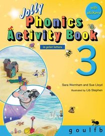 Jolly Phonics Activity Book 3: In Print Letters (American English Edition) voorzijde