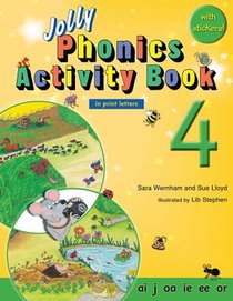 Jolly Phonics Activity Book 4: In Print Letters (American English Edition) voorzijde