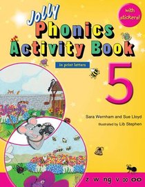 Jolly Phonics Activity Book 5: In Print Letters (American English Edition) voorzijde