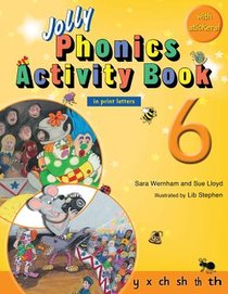 Jolly Phonics Activity Book 6: In Print Letters (American English Edition) voorzijde