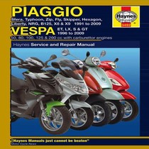 Piaggio (Vespa) Scooters (91 - 09)