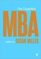 The Essential MBA voorzijde