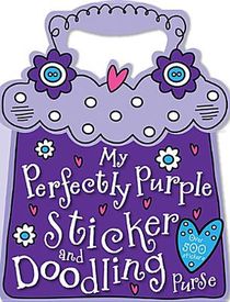 My Perfectly Purple Sticker and Doodling Purse voorzijde