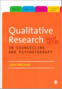 Qualitative Research in Counselling and Psychotherapy voorzijde