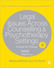 Legal Issues Across Counselling & Psychotherapy Settings voorzijde