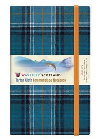 Blue Loch Waverley Tartan Notebook/Journal: Large: 21 x 13cm voorzijde