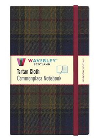 Kinloch Anderson: Waverley Scotland Genuine Tartan Cloth Commonplace Notebook voorzijde