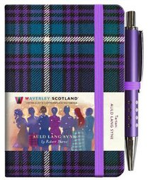 Auld Lang Syne Tartan Notebook (mini with pen) voorzijde