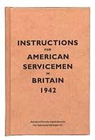 Instructions for American Servicemen in Britain, 1942 voorzijde