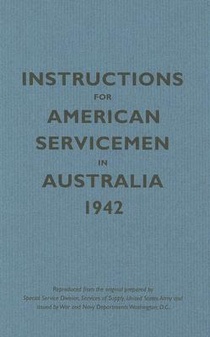 Instructions for American Servicemen in Australia, 1942 voorzijde