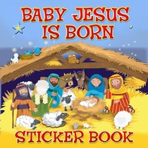 Baby Jesus is Born Sticker Book voorzijde