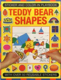 Sticker and Color-in Playbook: Teddy Bear Shapes voorzijde