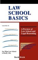 Law School Basics