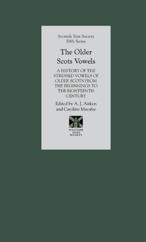 The Older Scots Vowels