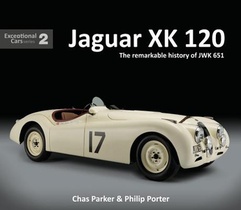 Jaguar XK120 voorzijde