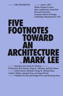 Five Footnotes Toward an Architecture