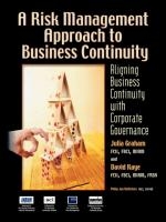 A Risk Management Approach to Business Continuity