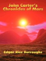 John Carter's Chronicles of Mars voorzijde