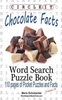 Circle It, Chocolate Facts, Word Search, Puzzle Book voorzijde