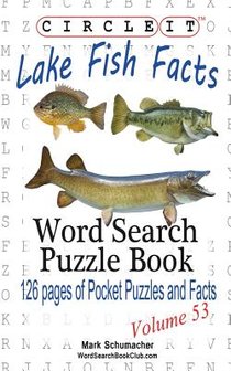 Circle It, Lake Fish Facts, Word Search, Puzzle Book voorzijde