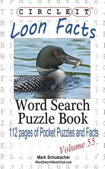 Circle It, Loon Facts, Word Search, Puzzle Book voorzijde