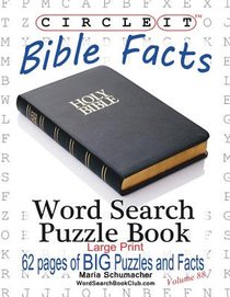 Circle It, Bible Facts, Large Print, Word Search, Puzzle Book voorzijde