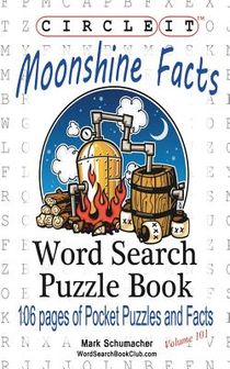 Circle It, Moonshine Facts, Word Search, Puzzle Book voorzijde