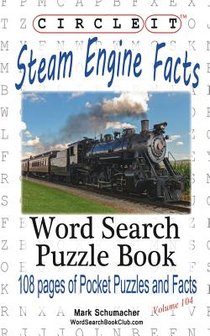 Circle It, Steam Engine / Locomotive Facts, Word Search, Puzzle Book voorzijde