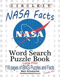 Circle It, NASA Facts, Large Print, Word Search, Puzzle Book voorzijde