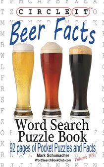 Circle It, Beer Facts, Word Search, Puzzle Book voorzijde