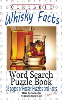 Circle It, Whisky Facts (Whiskey), Word Search, Puzzle Book voorzijde