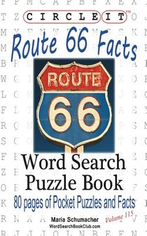 Circle It, U.S. Route 66 Facts, Word Search, Puzzle Book voorzijde