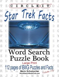 Circle It, Star Trek Facts, Word Search, Puzzle Book voorzijde