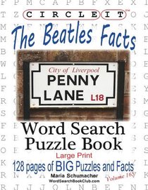 Circle It, The Beatles Facts, Word Search, Puzzle Book voorzijde