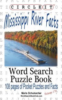 Circle It, Mississippi River Facts, Word Search, Puzzle Book voorzijde