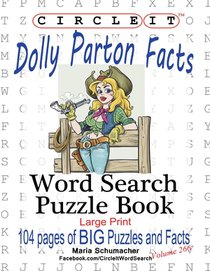 Circle It, Dolly Parton Facts, Word Search, Puzzle Book voorzijde