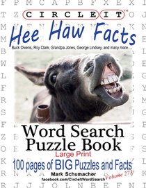 Circle It, Hee Haw Facts, Word Search, Puzzle Book voorzijde