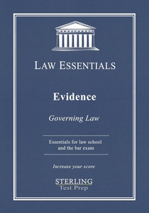 Evidence, Law Essentials voorzijde