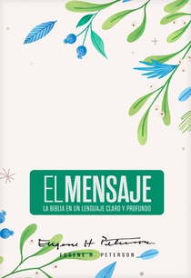 Biblia El Mensaje (Tapa Dura, Verde Floral)