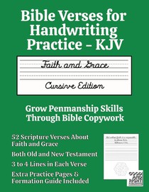 Bible Verses for Handwriting Practice - KJV