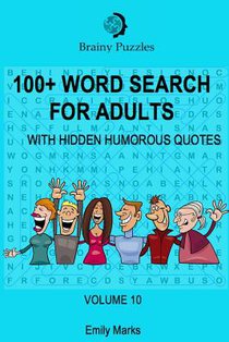 100+ Word Search for Adults: With Hidden Humorous Quotes