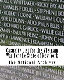 Casualty List for the Vietnam War for the State of New York