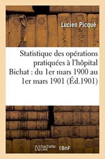 Statistique Des Operations Pratiquees A l'Hopital Bichat: Du 1er Mars 1900 Au 1er Mars 1901