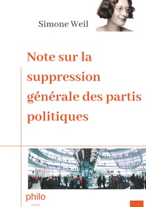 Note sur la suppression generale des partis politiques voorzijde