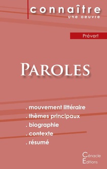 Fiche de lecture Paroles de Prevert (Analyse litteraire de reference et resume complet)
