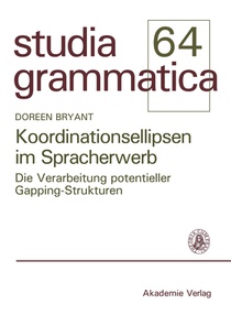 Koordinationsellipsen Im Spracherwerb