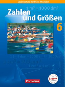 Zahlen und Größen 6. Schülerbuch. Nordrhein-Westfalen Ausgabe N voorzijde