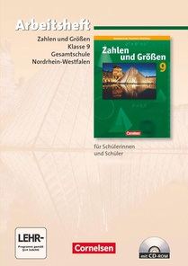 Zahlen und Größen 9. Schuljahr. Erweiterungskurs. Arbeitsheft mit eingelegten Lösungen und CD-ROM