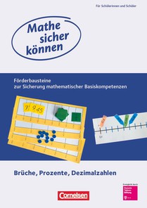 Mathe sicher können 5.-7. Schuljahr. Förderbausteine: Brüche, Prozente und Dezimalzahlen voorzijde